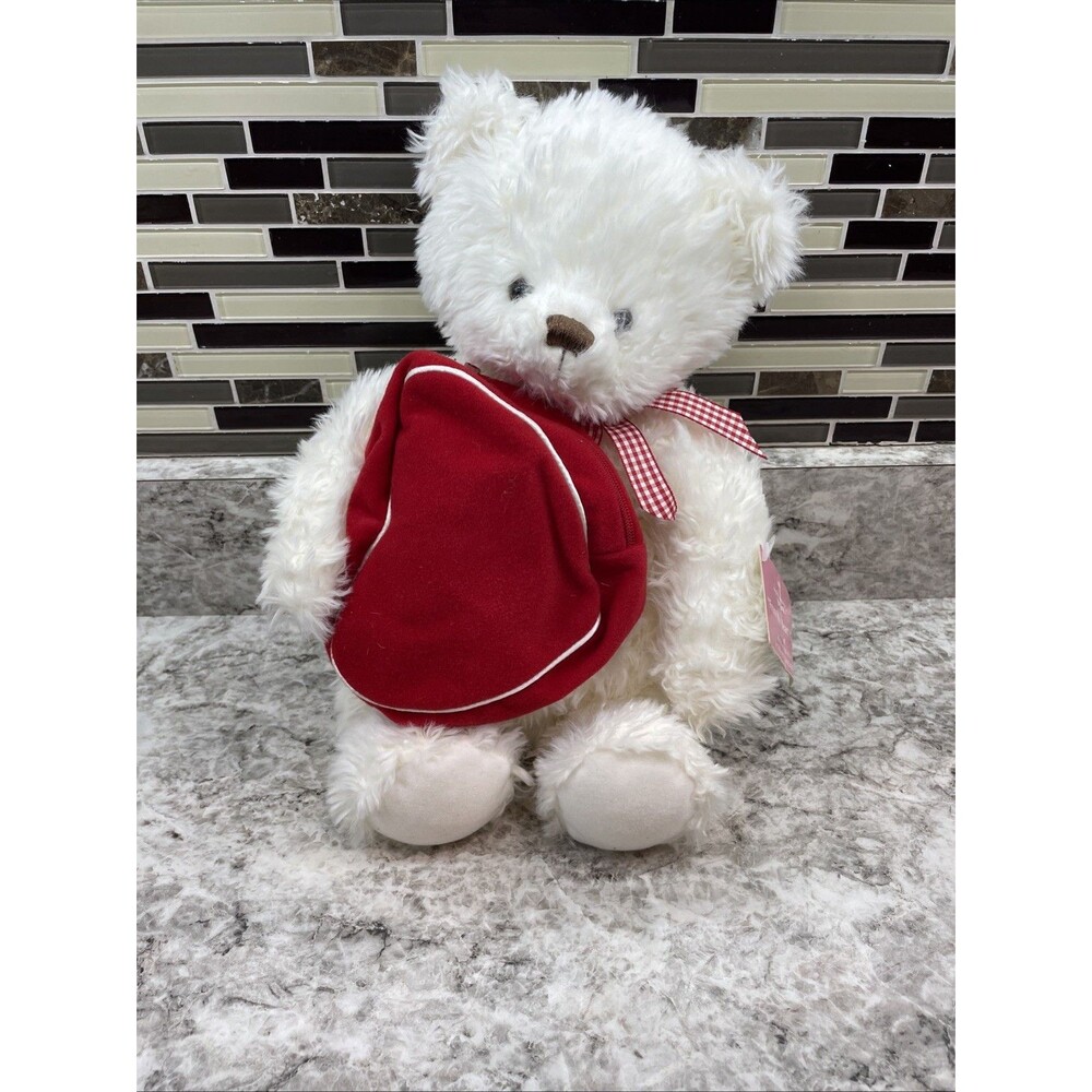 Hallmark "From My Heart"  VINTAGE Plush Bear (2003) Valentines New Original Tags